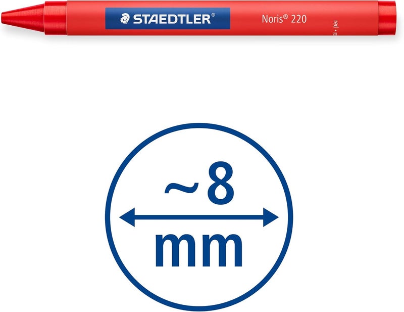 STAEDTLER 220 Nc24 Noris Club Wax Crayon (Pack Of 24)- Pack Of 05 - Image 3